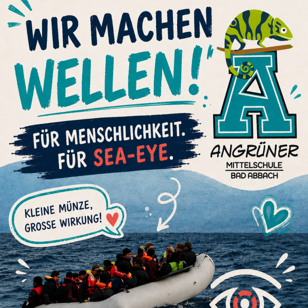 Wir machen Wellen für Menschlichkeit- Die AMS-Spendenaktion für Sea-Eye