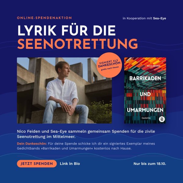 Lyrik für die Seenotrettung