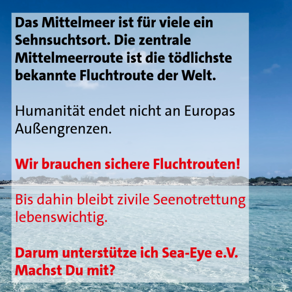 Solidarität mit ziviler Seenotrettung