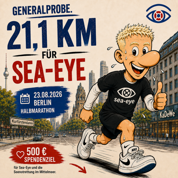 21,1 km für Sea-Eye