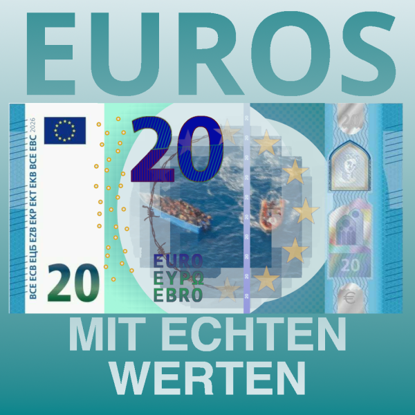 Euros mit echtem Wert