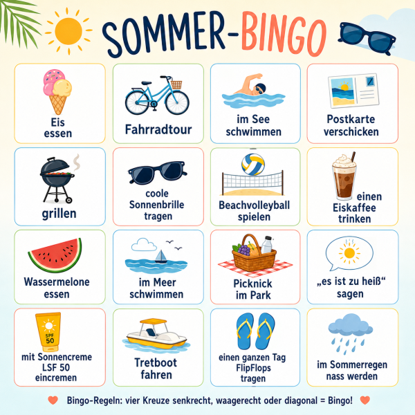 Sommer-Bingo
